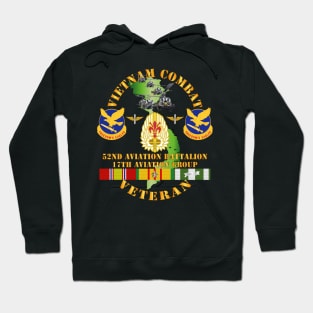 Vietnam Combat Vet  - 52nd Aviation Bn - 17th Aviation Group w VN SVC Hoodie